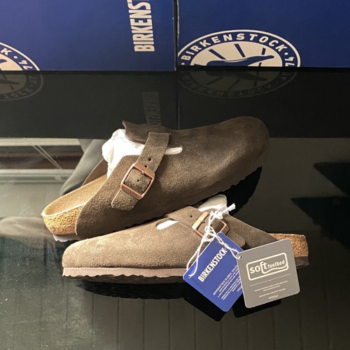 Birkenstock Boston Suede Mocha