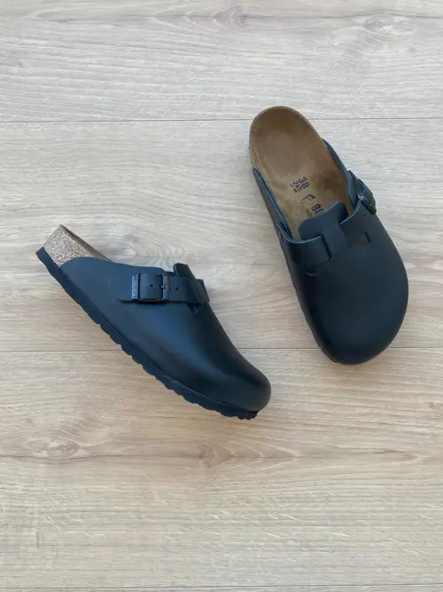 Birkenstock Boston Suede Black