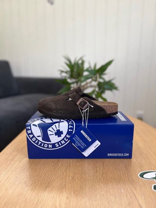 Birkenstock Boston Suede Mocha