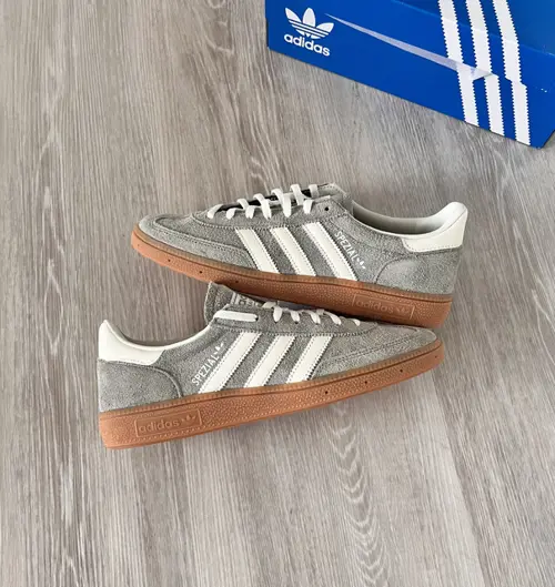 Adidas Handball Spezial Silver Pebble / Off White / Gum