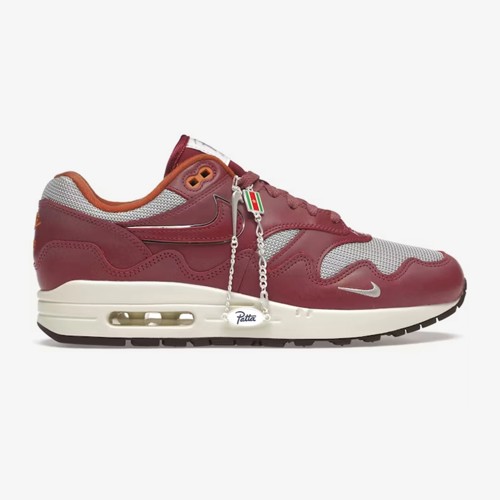 Nike Air Max 1 Patta Waves Rush Maroon (with Bracelet)
