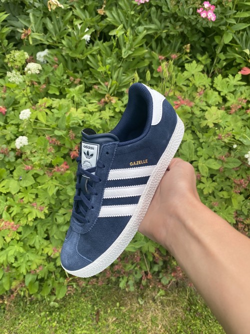 Adidas Gazelle Collegiate Navy / White / Gold Metallic