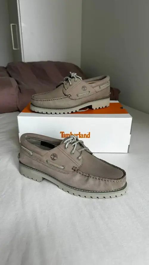 Timberland Authentic 3 Eye Boat Shoe Light Taupe