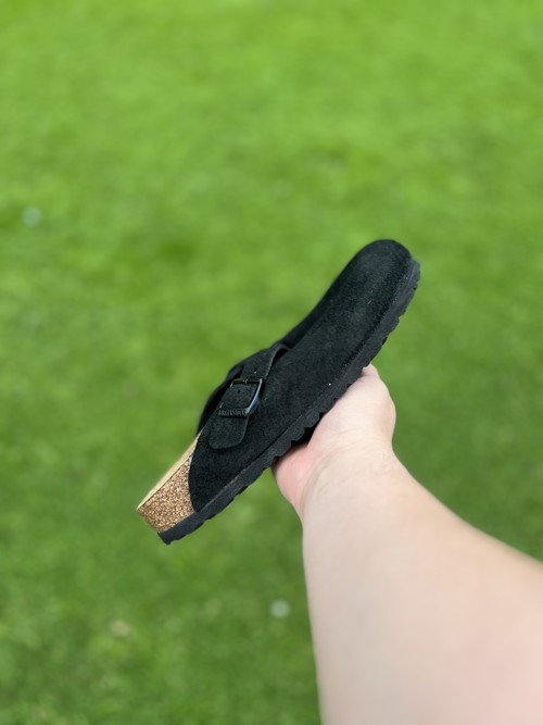 Birkenstock Boston Suede Black