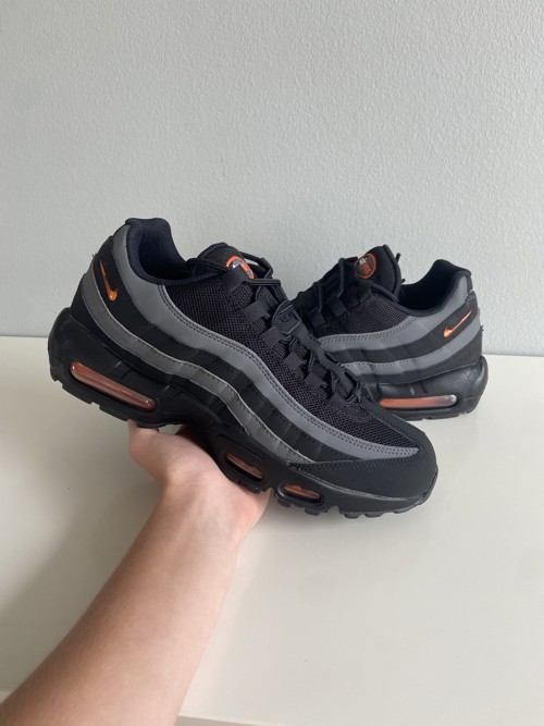 Nike Air Max 95 Black Grey Safety Orange