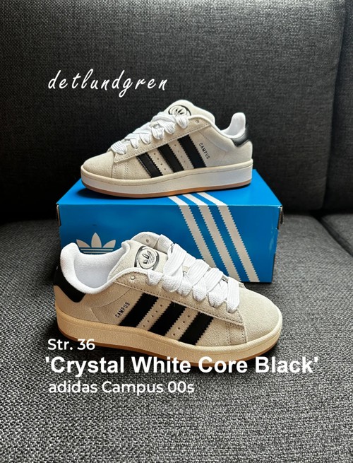 Adidas Campus 00s Crystal White / Core Black / Off White