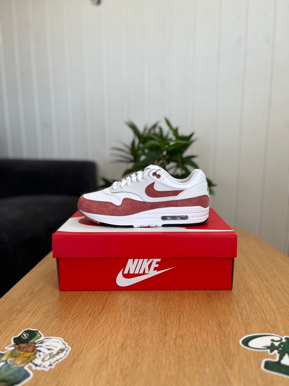 Nike Air Max 1 White Canyon Pink