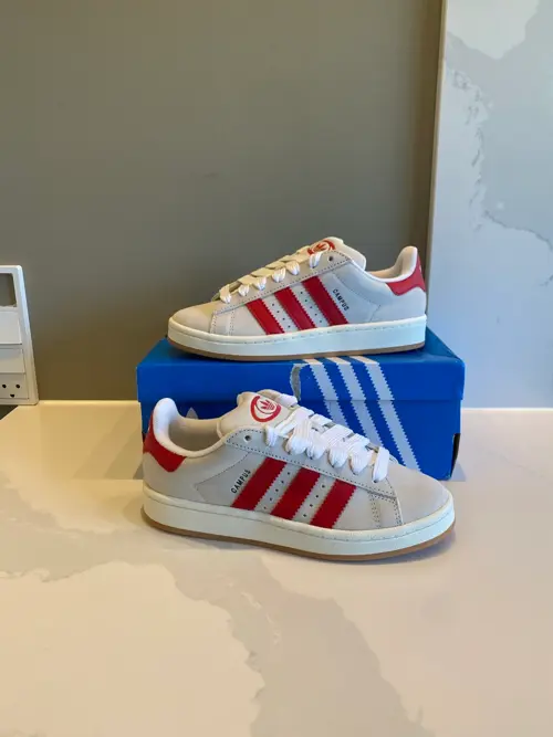 Adidas Campus 00s Crystal White / Better Scarlet / Off White