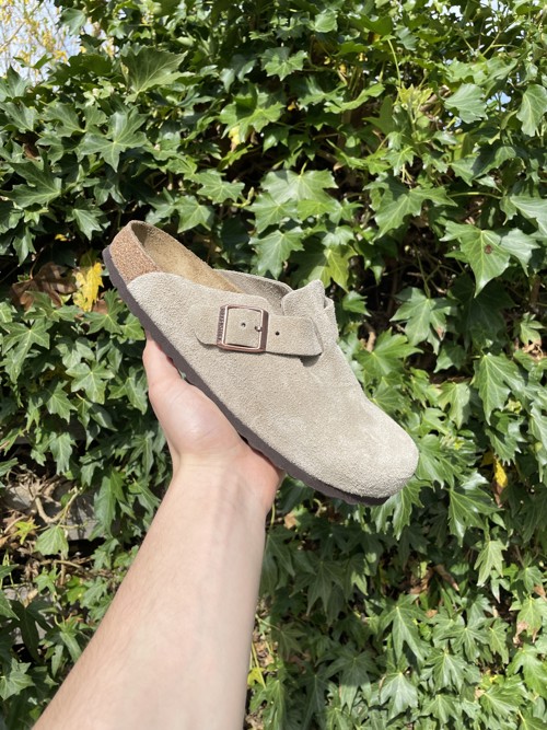 Birkenstock Boston Suede Taupe