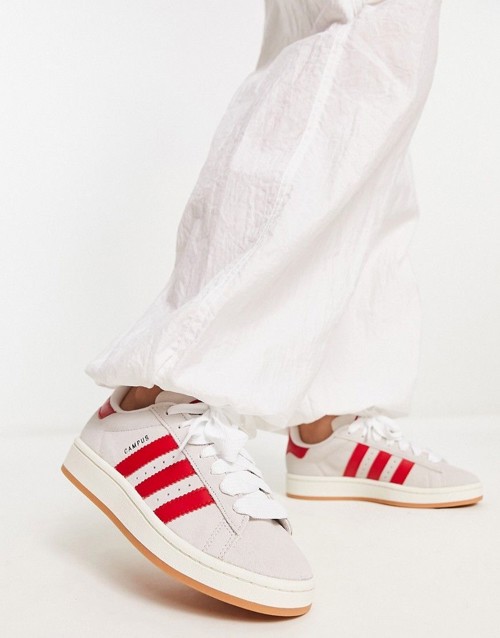 Adidas Campus 00s Crystal White / Better Scarlet / Off White