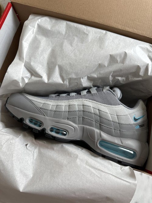 Nike Air Max 95 Retro Logo Grey Aqua