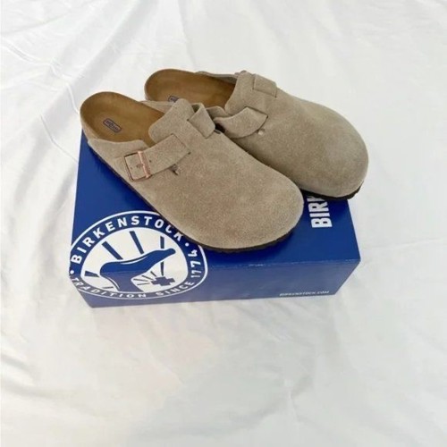 Birkenstock Boston Suede Taupe