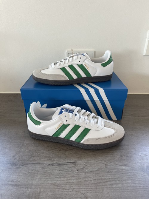 Adidas Samba OG White / Green / Gum