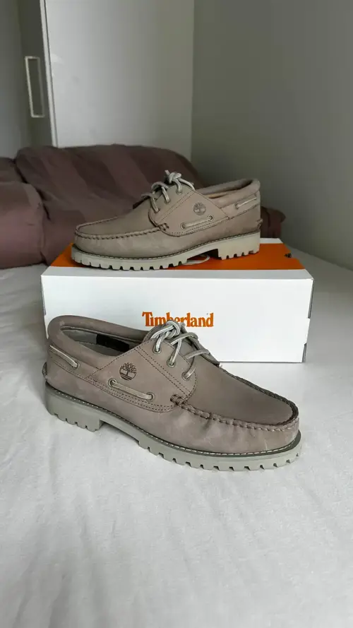 Timberland Authentic 3 Eye Boat Shoe Light Taupe