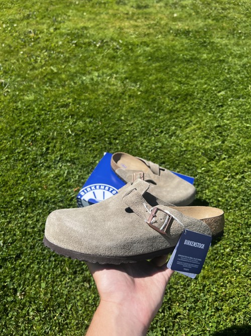 Birkenstock Boston Suede Taupe