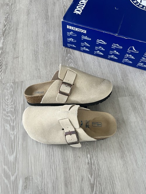 Birkenstock Boston Suede Taupe