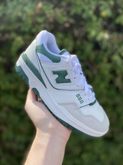 New Balance 550 Green / White