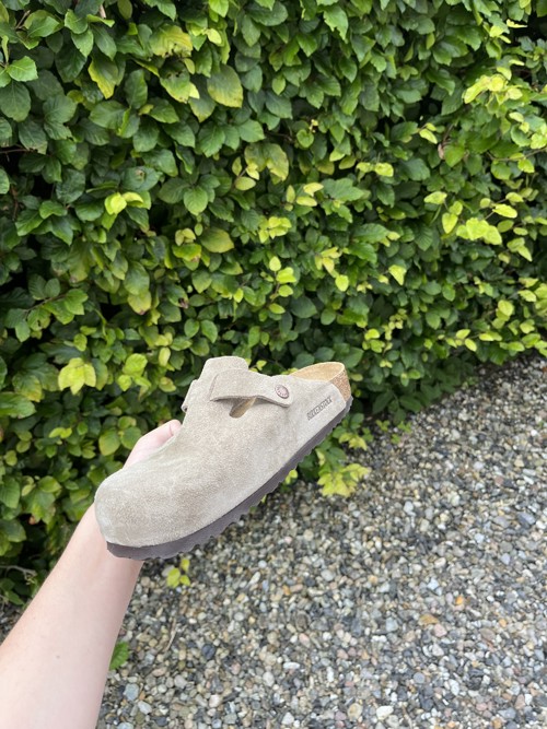 Birkenstock Boston Suede Taupe