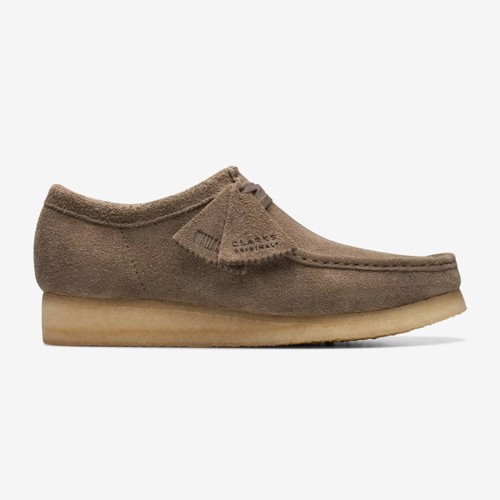 Clarks Wallabee Dark Grey Suede