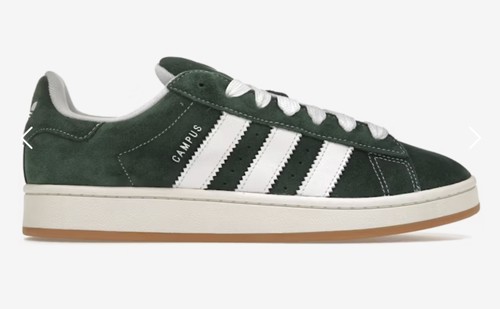 Adidas Campus 00s Dark Green / Cloud White / Off White