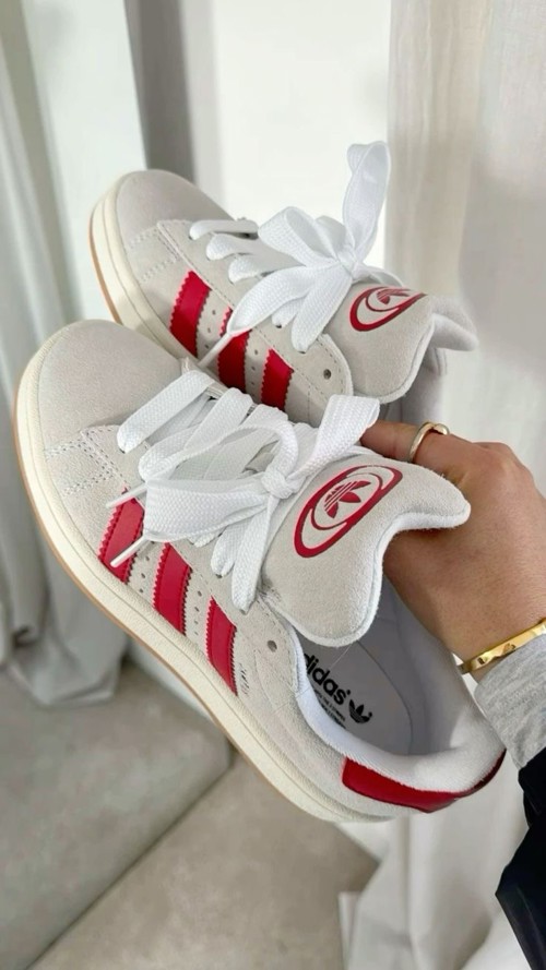 Adidas Campus 00s Crystal White / Better Scarlet / Off White