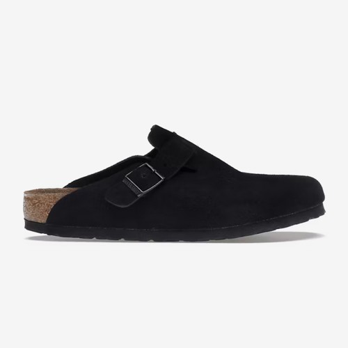 Birkenstock Boston Suede Black