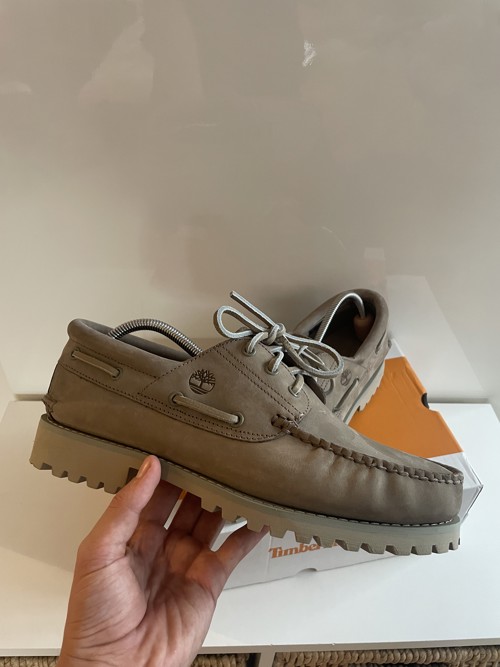 Timberland Authentic 3 Eye Boat Shoe Light Taupe