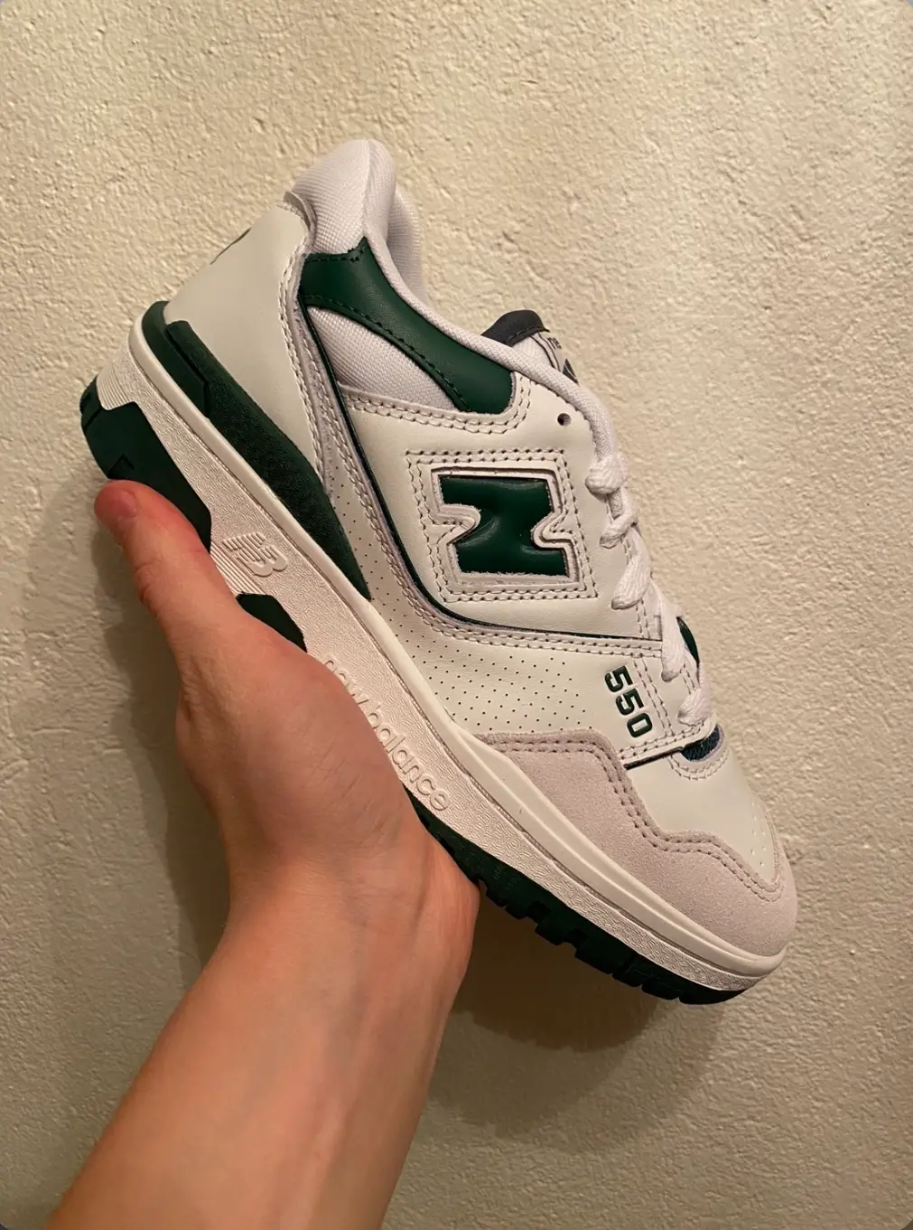 New Balance 550 Green / White