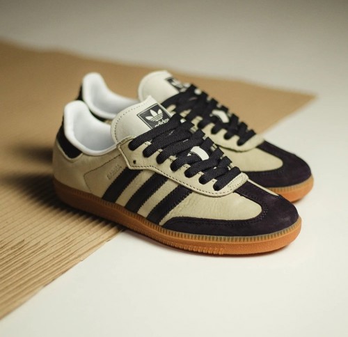 Adidas Samba OG Putty Grey / Aurora Black / Silver Metallic