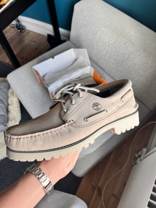 Timberland Authentic 3 Eye Boat Shoe Light Taupe