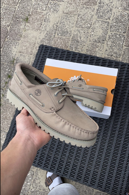 Timberland Authentic 3 Eye Boat Shoe Light Taupe