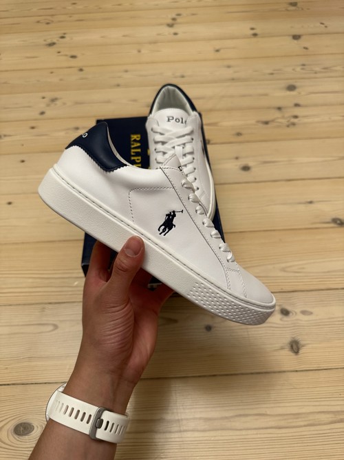 Andet Polo Ralph Lauren Court 125 II Leather Navy White