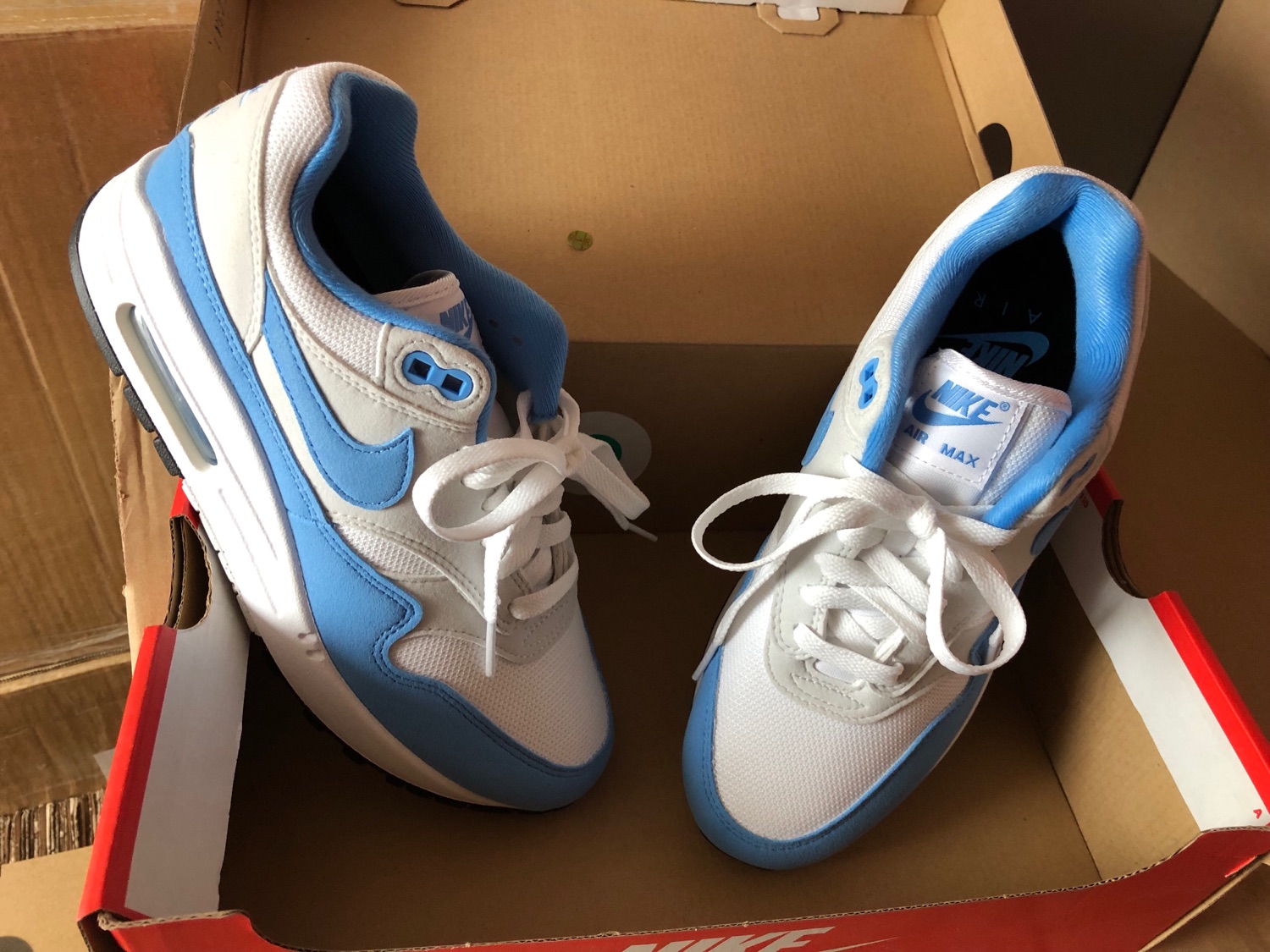 Nike Air Max 1 White University Blue