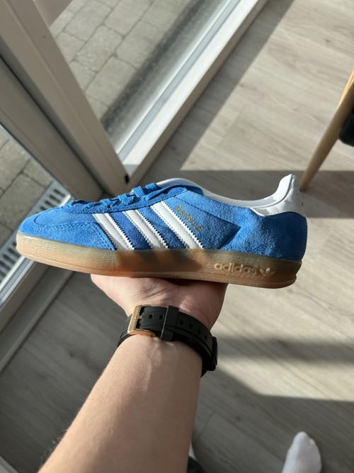 Adidas Gazelle Blue Fusion / Cloud White / Gold Metallic