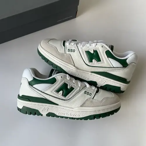 New Balance 550 Green / White