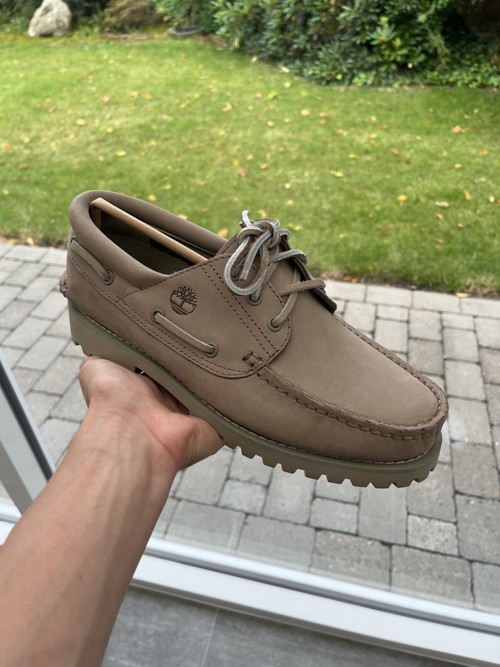 Timberland Authentic 3 Eye Boat Shoe Light Taupe