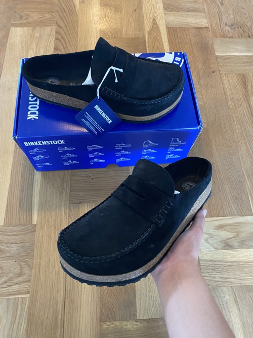 Birkenstock Naples Suede Black