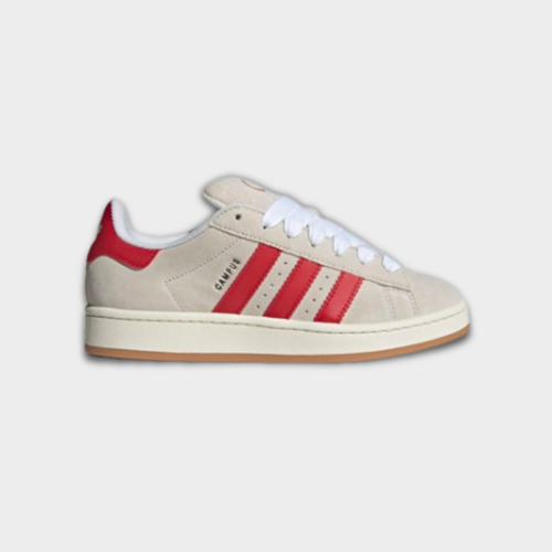 adidas campus-00s Crystal White / Better Scarlet / Off White