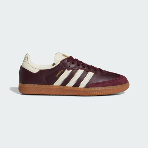 adidas samba-og Maroon / Cream White / Gold Metallic