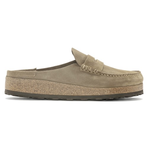 birkenstock naples Suede Taupe