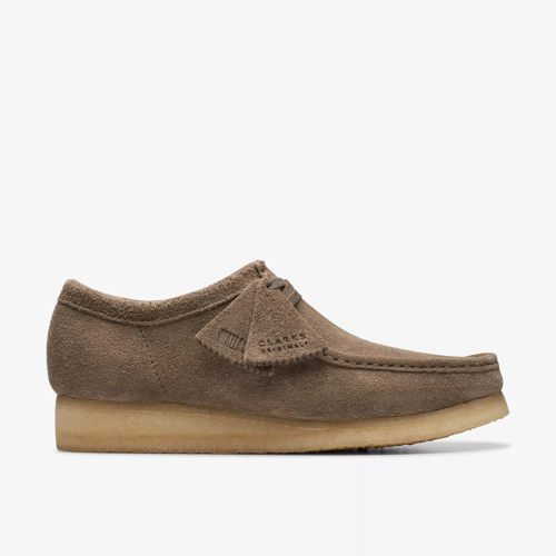 clarks wallabee Dark Grey Suede