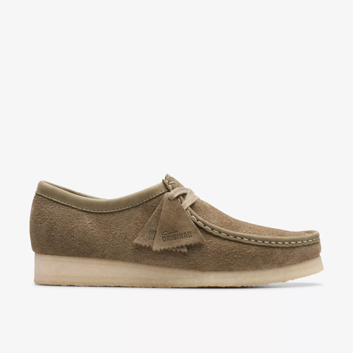 clarks wallabee Pale Khaki Suede