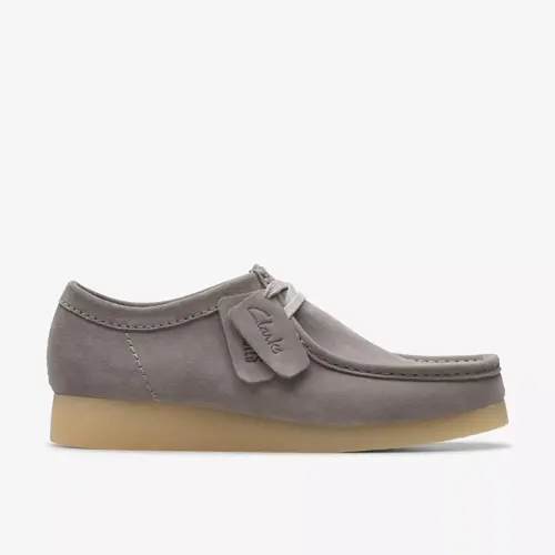 clarks wallabee Grey Suede