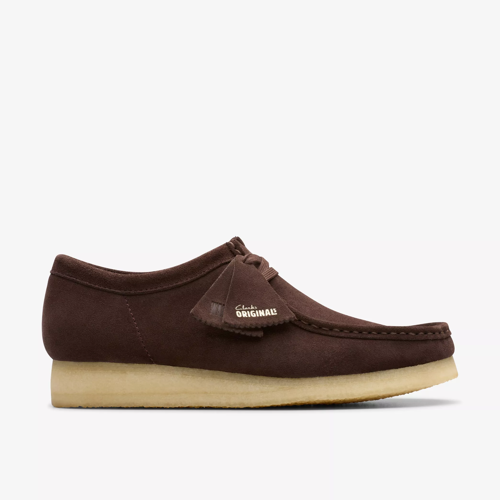 clarks wallabee Dark Brown Suede