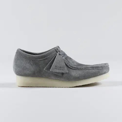 clarks wallabee Grey Suede