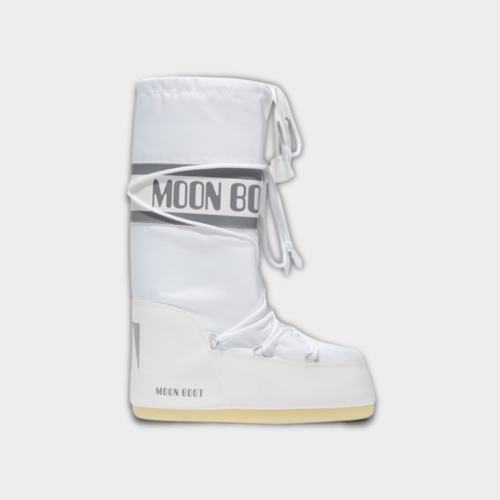 moon-boot high-boots White Nylon