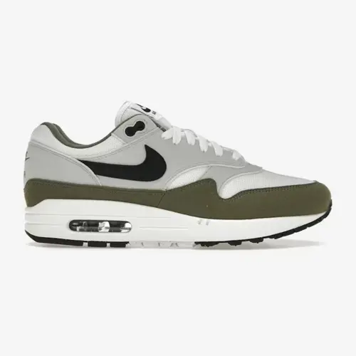 nike air-max-1 White Black Medium Olive