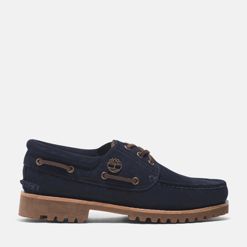 timberland authentic-3-eye-boat-shoe Navy Blue