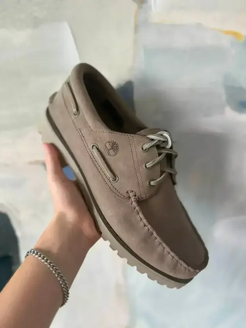 Timberland Authentic 3 Eye Boat Shoe Light Taupe