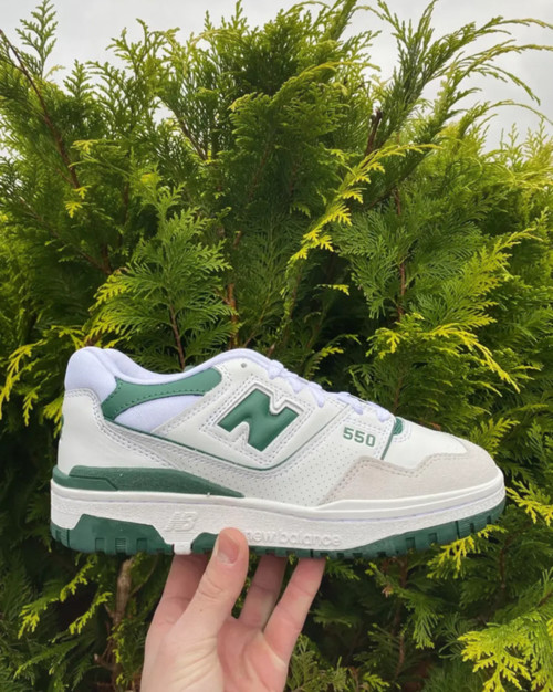 New Balance 550 Green / White